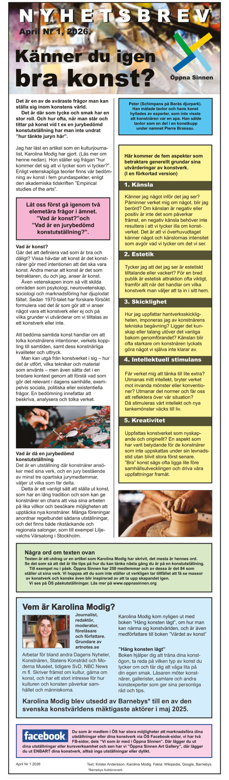 Nyhetsbrev april, 2026
